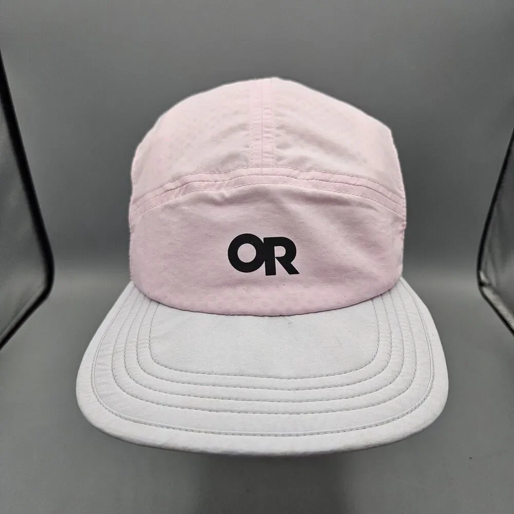 Outdoor Research Swift Cap Strap Light Pink Mesh Lightweight White Vented Hat
